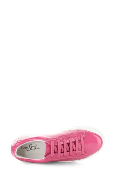 Bos. & Co. Maya Platform Sneaker In Pink