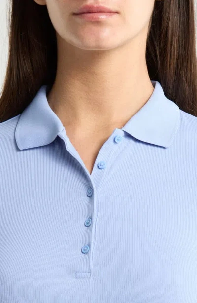 G/fore Tech Rib Polo In Blue
