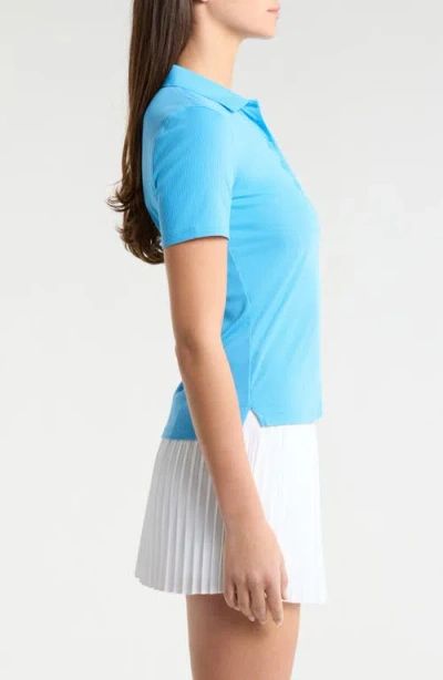 G/fore Tech Rib Polo In Blue