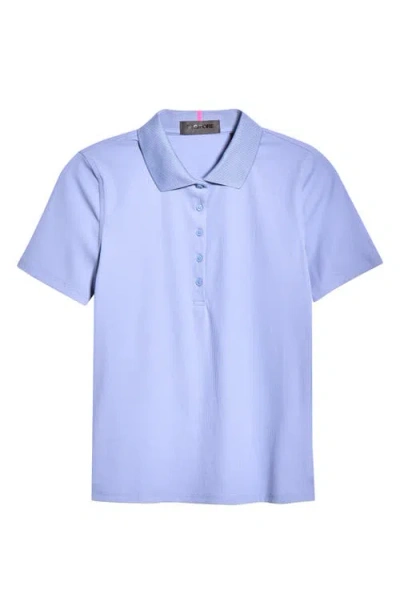 G/fore Tech Rib Polo In Blue