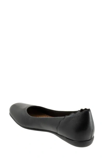 Trotters Sunny Flat In Black