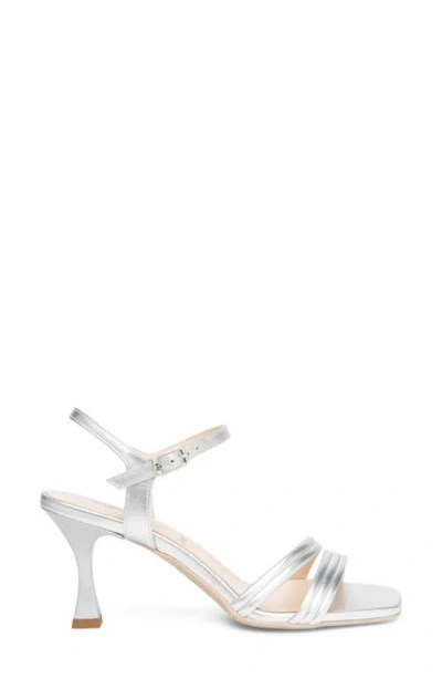 Nerogiardini Ankle Strap Sandal In Silver