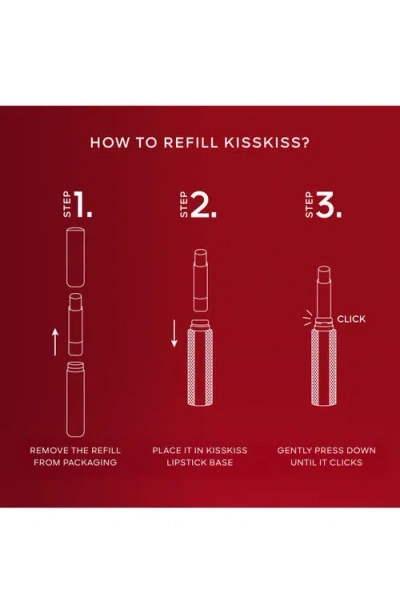 Guerlain 196 Daisy Rose Kisskiss Honey-infused Intense Lipstick Refill 1.85g In Transparent