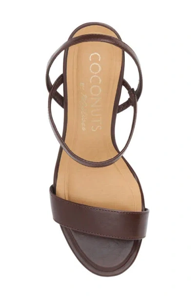 Coconuts By Matisse Trinity Slingback Kitten Heel Sandal In Brown
