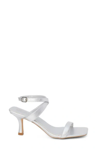 Coconuts By Matisse Breeze Ankle Strap Sandal In Silver