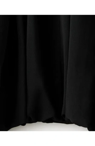 Mango Cape Sleeve Top In Black