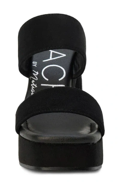 Coconuts By Matisse Gem Platform Sandal In Black