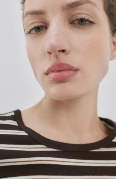 Mango Stripe Long Sleeve T-shirt In Multi