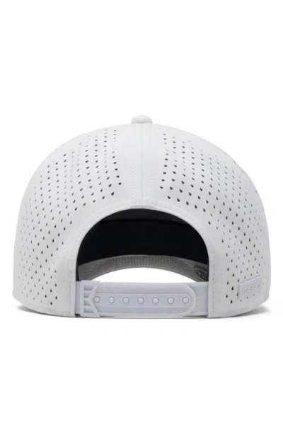 Melin Hydro Compass Snapback Cap In White