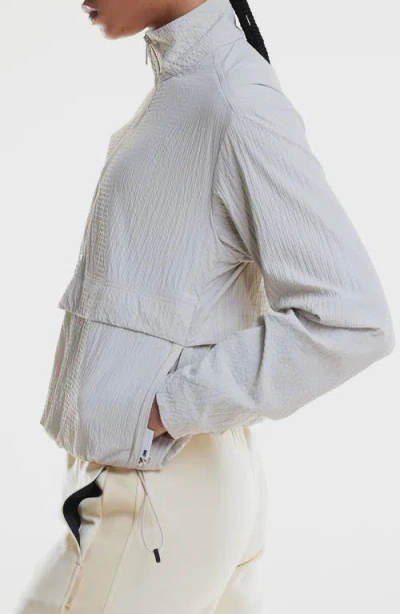 On Courtside Half Zip Pullover In Neutral