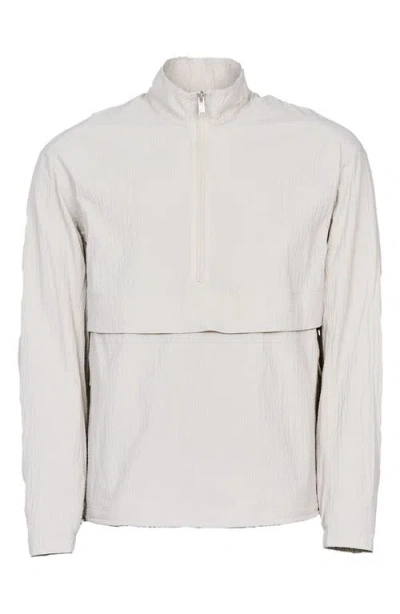 On Courtside Half Zip Pullover In Neutral