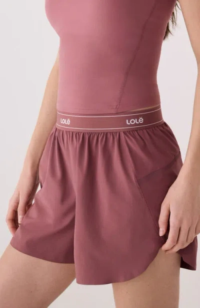 Lole Sofia Active Shorts In Pink