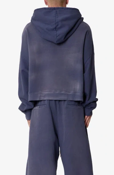 Mnml Oversize Gradient Pullover Hoodie In Blue