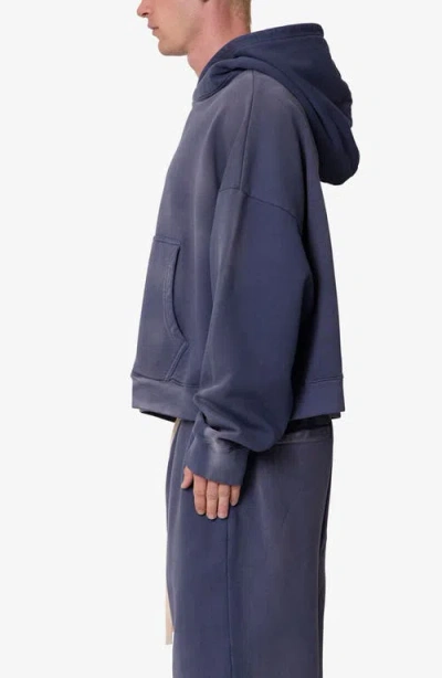 Mnml Oversize Gradient Pullover Hoodie In Blue