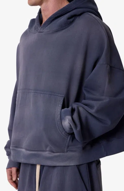 Mnml Oversize Gradient Pullover Hoodie In Blue