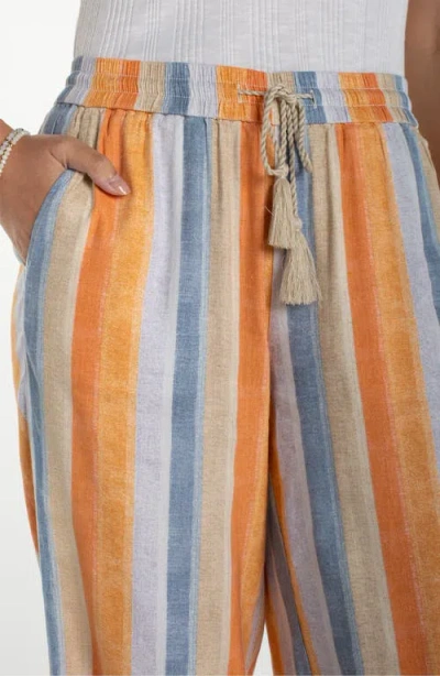 Liverpool Los Angeles Pull On Drawstring Pants In Multi