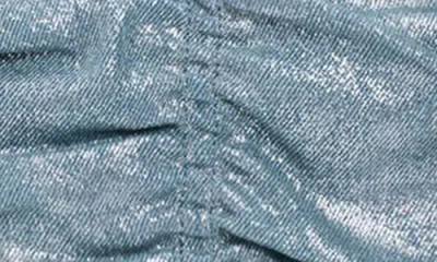 Desigual Medium Ruched Denim Backpack In Blue