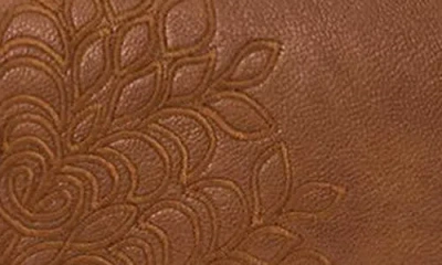 Desigual Mini Floral Embroidered Convertible Backpack In Brown