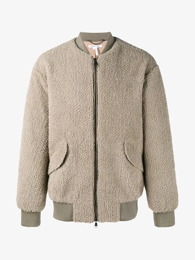 Shop Helmut Lang Shearling Jacket