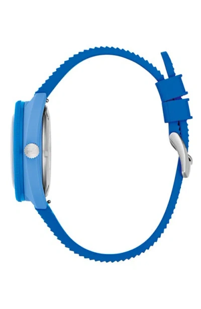 Bulova Unisex Adult Blue Strap Watch 98b445