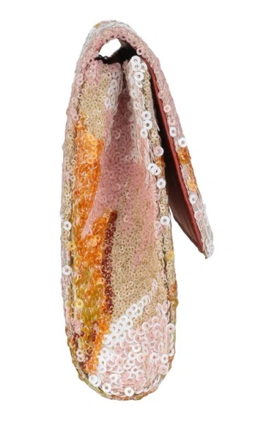 Jeffrey Campbell Disco Sequin Clutch In Multi