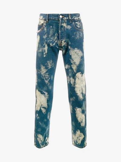 Shop Gucci Bleached Punk Jeans