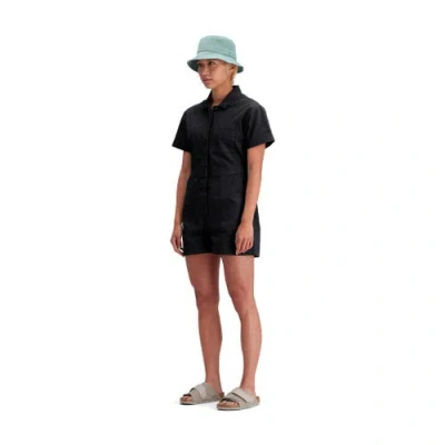 Topo Designs Dirt Romper In Black