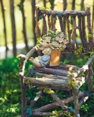 Fable England X Peter Rabbit Brooch In Pattern