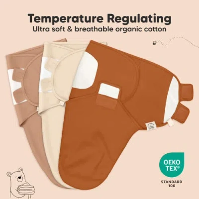 Keababies 3-pack Soothe Swaddle Wraps In Multi