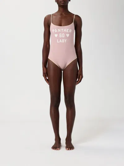 Valentino Printed Lycra One-piece Swimsuit Woman Pink S In Multi