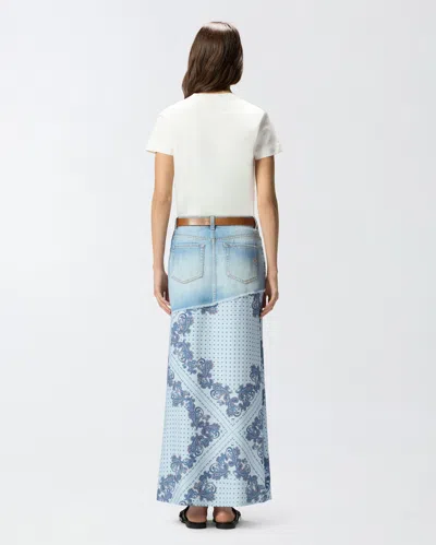 Pinko White Embossed Logo T-shirt In White
