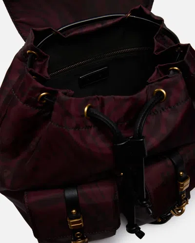 Pinko Patterned-flap Lambskin Backpack