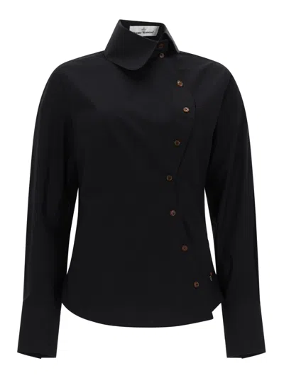 Vivienne Westwood Buttoned Shirt In Black