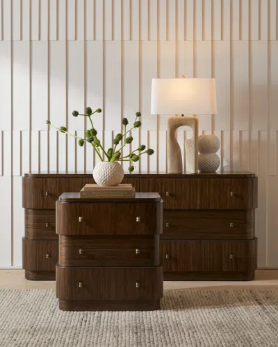 Arteriors Jacques Side Table In Brown