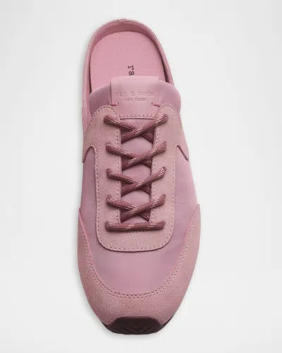 Rag & Bone Retro Runner Slim Ultra Mule In Pink