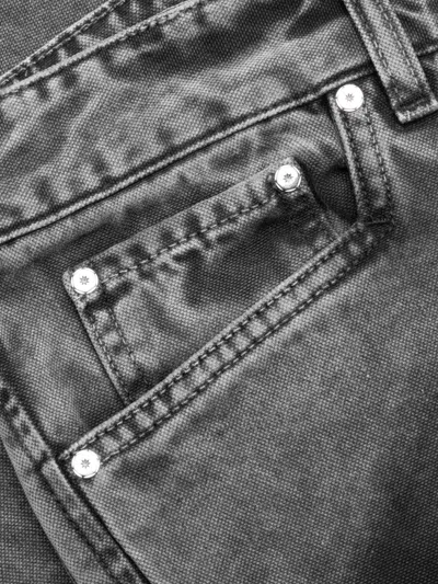 Pdf Embroidered Distressed Jeans In Black