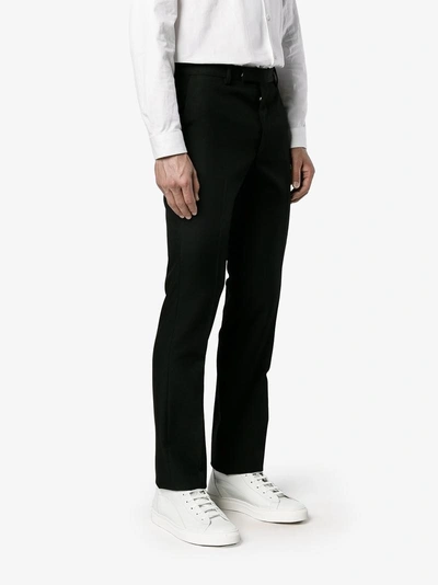 Shop Raf Simons Straight Leg Trousers