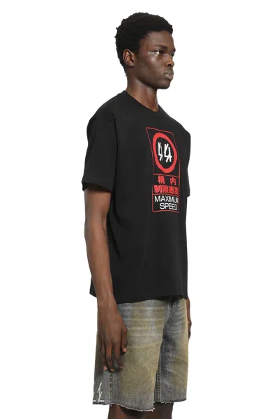 44 Label Group Warning High Risk T-shirt In Black