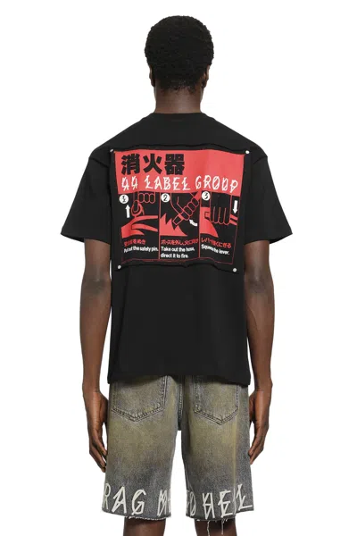 44 Label Group Warning High Risk T-shirt In Black