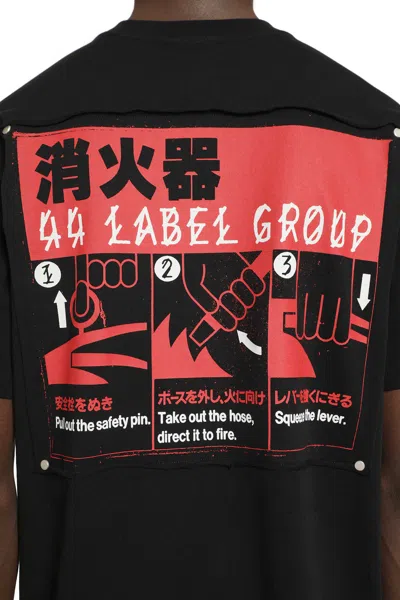 44 Label Group Warning High Risk T-shirt In Black