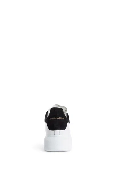 Alexander Mcqueen Black And White Low Top Sneakers With Logo Lettering On The Tongue And Contrasting Heel With Logo Le In Neutral