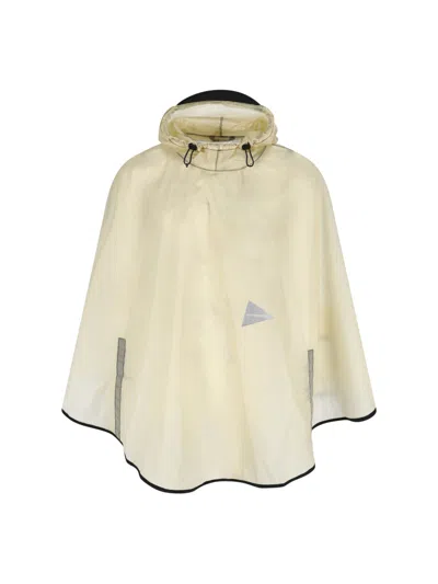 And Wander Hooded Water Resistant Lightweight Coat Design In Neutral