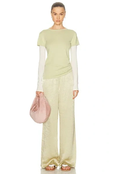 Alfie Double-layer T-shirt In Neutral