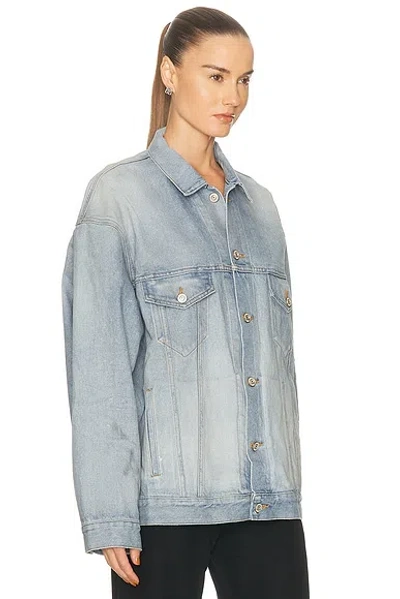 Balenciaga Regular Jacket In Blue