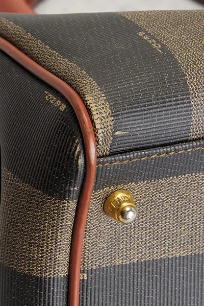 Pre-owned Fendi Pequin Handbag In Multi