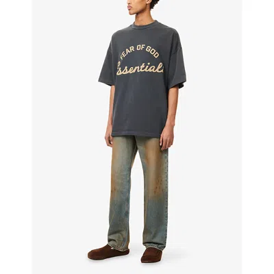 Essentials Faded Black T-shirt In Black