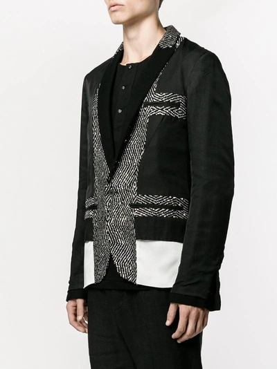 Shop Haider Ackermann Panelled Blazer