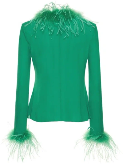 Giuseppe Di Morabito Feather Patchwork Cover-up In Multi