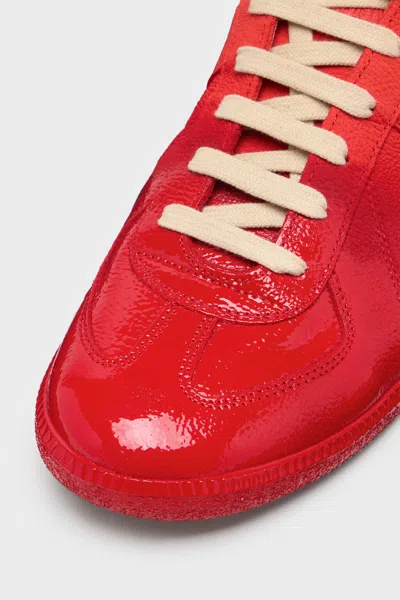 Maison Margiela Red Replica Sneakers In Multi