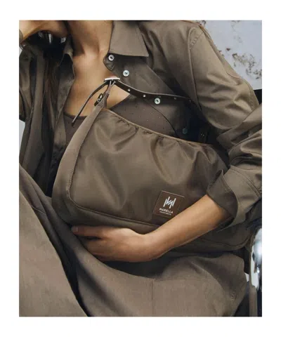 Marella Rectangular Shoulder Bag In Brown